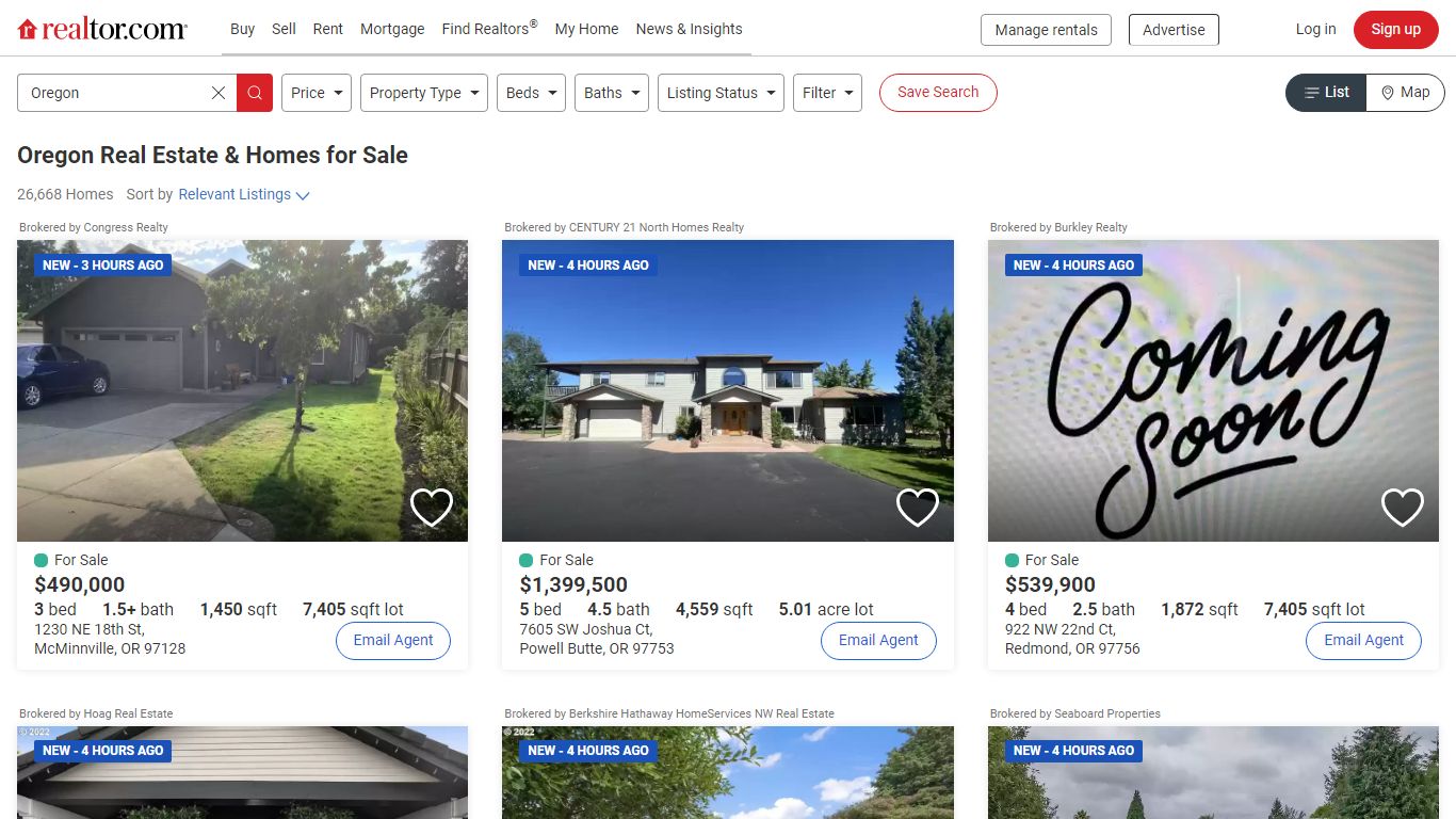 Oregon Real Estate & OR Homes for Sale | realtor.com®