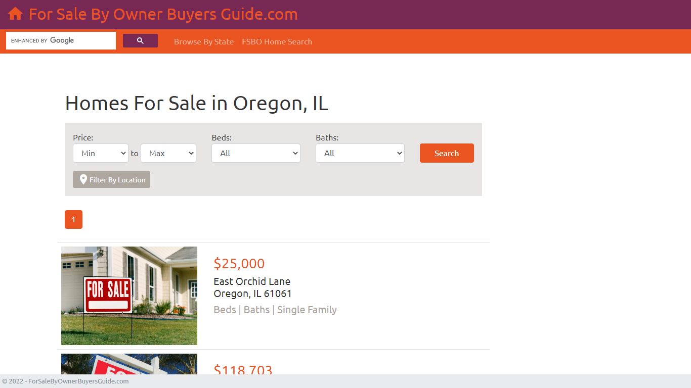 Oregon, IL For Sale By Owner (FSBO) - 7 Homes